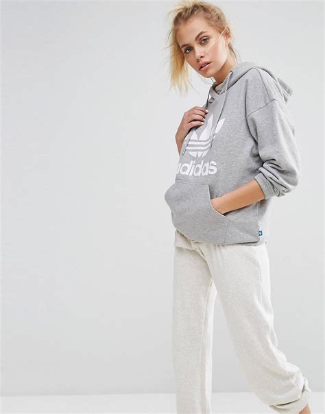 adidas pullover damen gröse 40 grau|Graue adidas Pullover online kaufen .